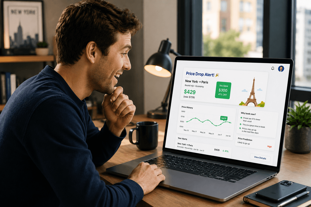 Get notified when prices go down