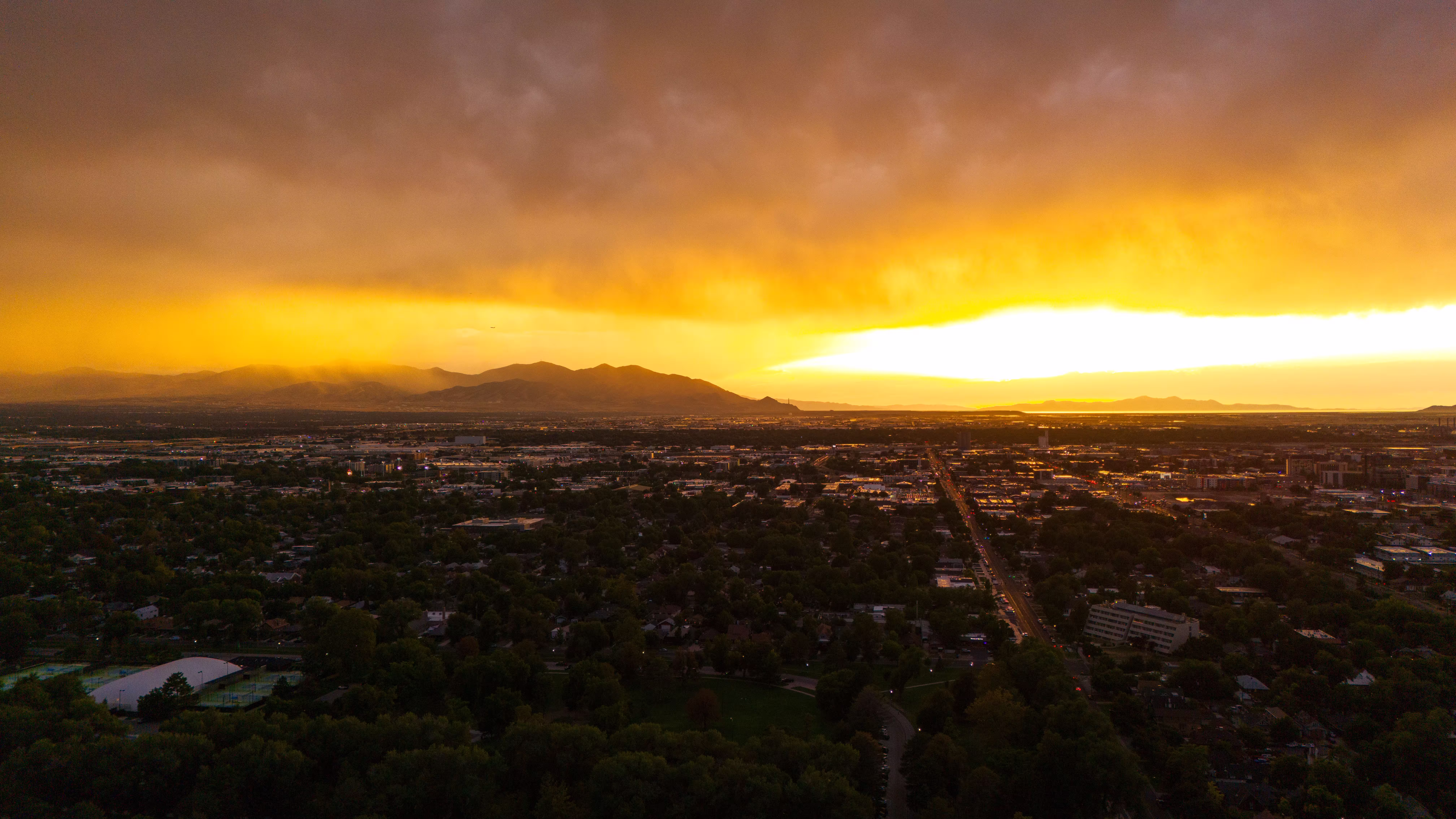 aerial-view-of-salt-lake-city-at-fiery-sunset-img