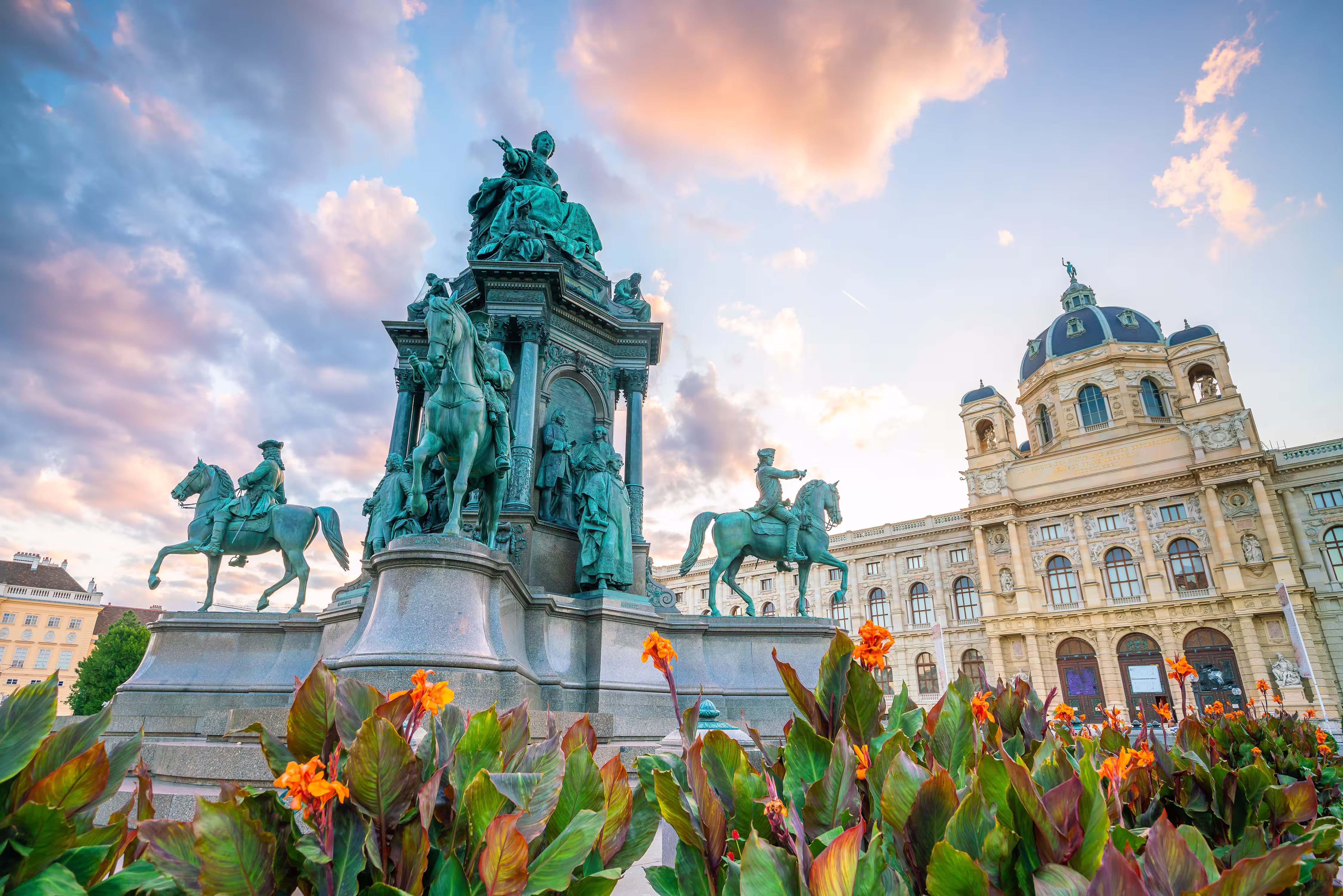 beautiful view famous naturhistorisches museum nat