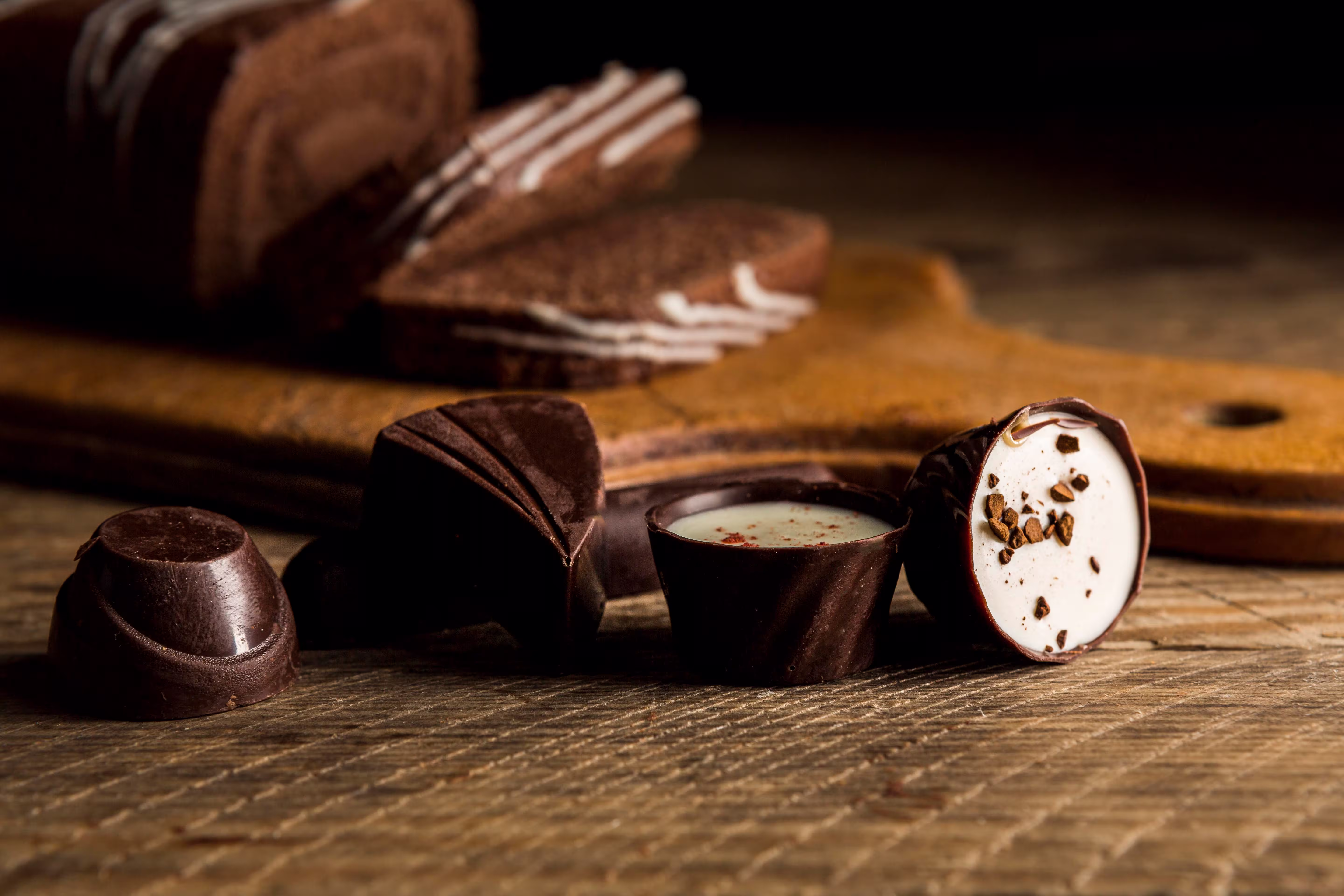 Swiss chocolate candies