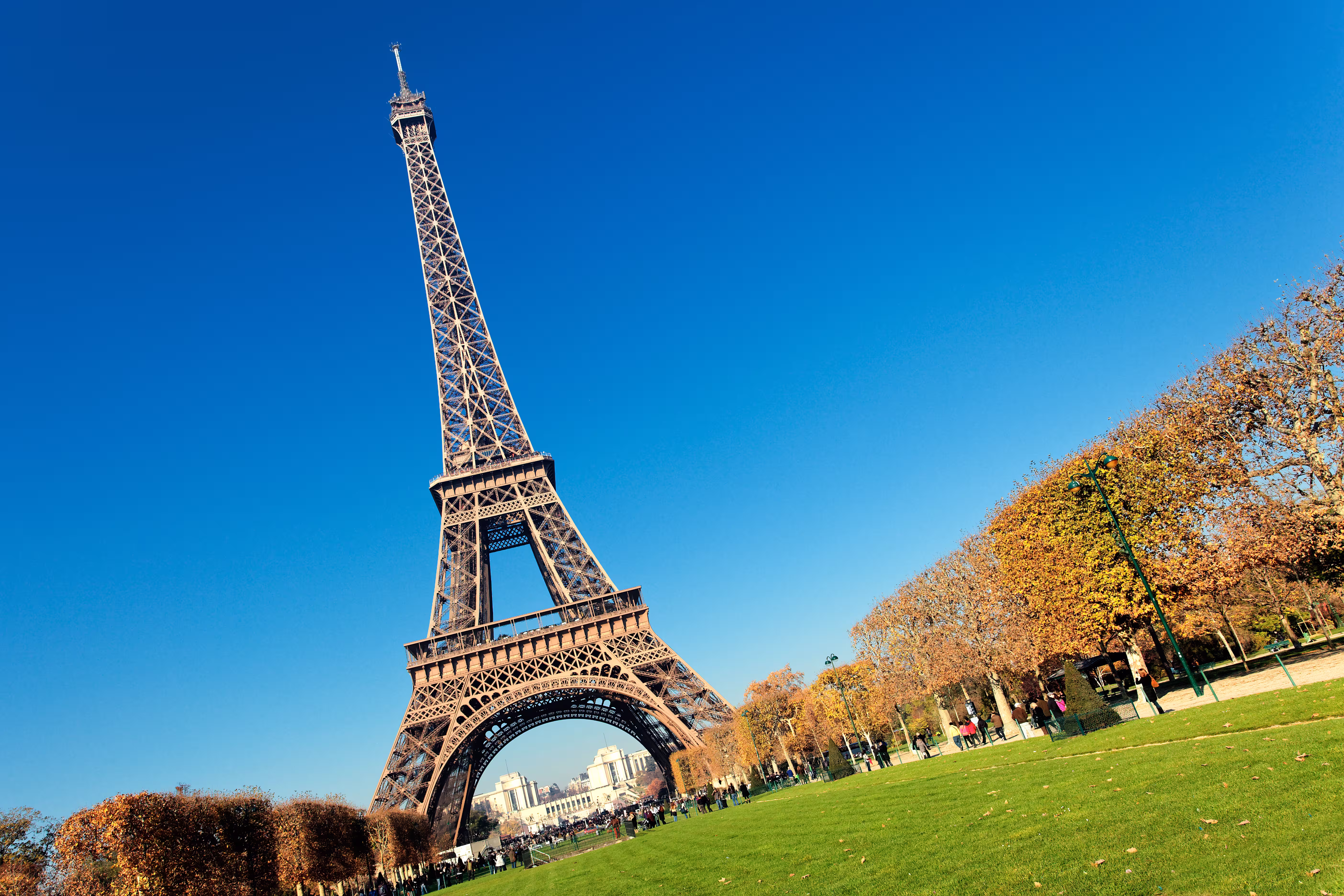 Eiffel Tower Paris with gorgeous colors