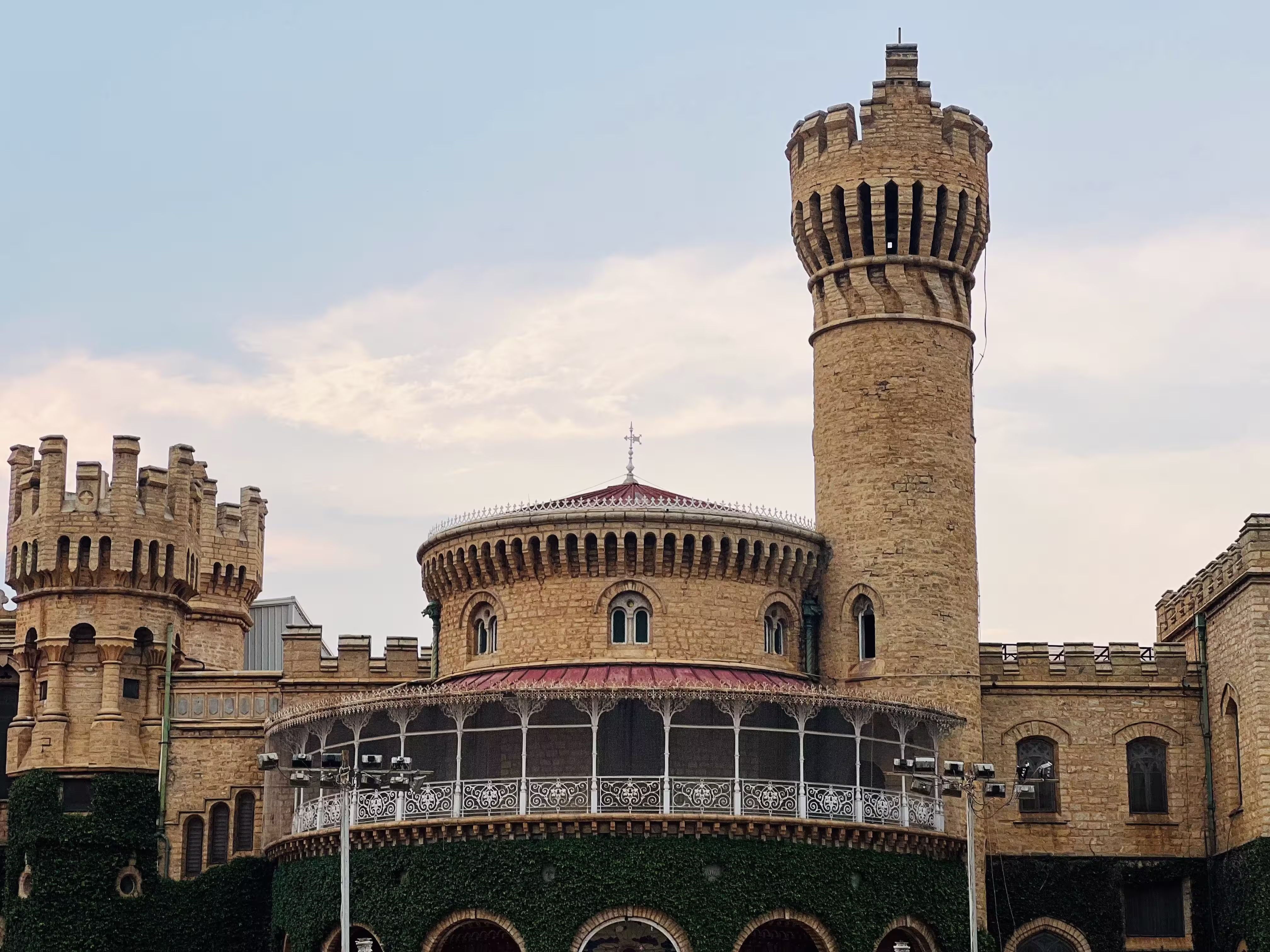 Front of Bangalore Palace in Bangalore, India