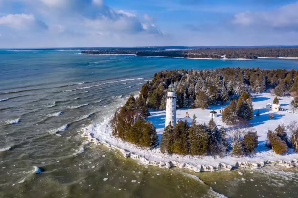 Door County, Wisconsin, a quiet lakeside fall foliage destination