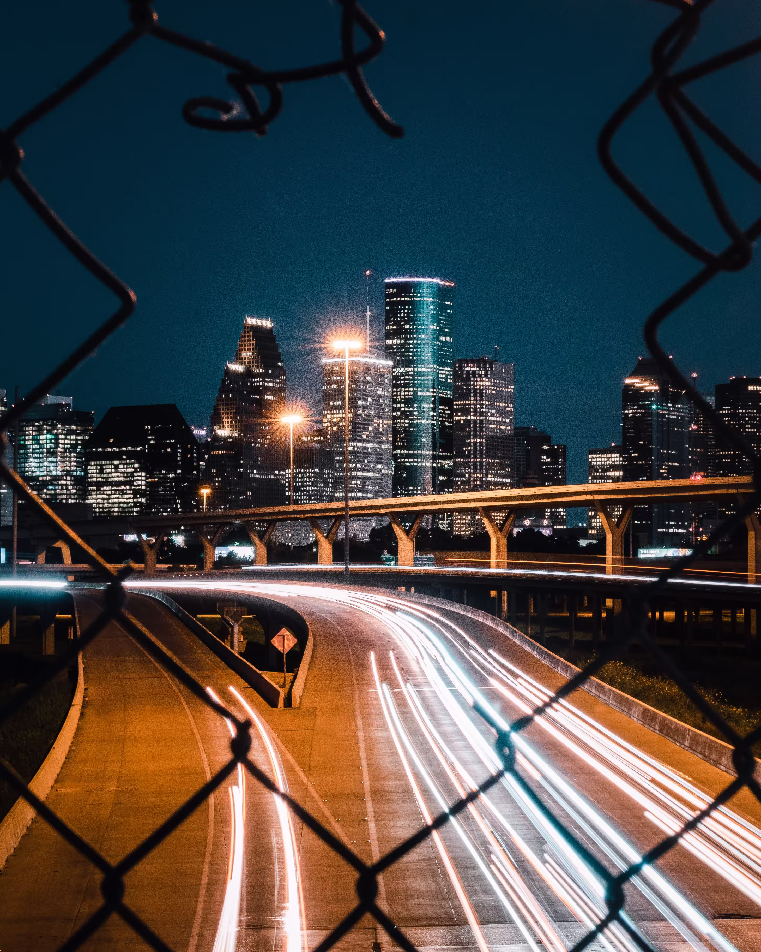 light trails