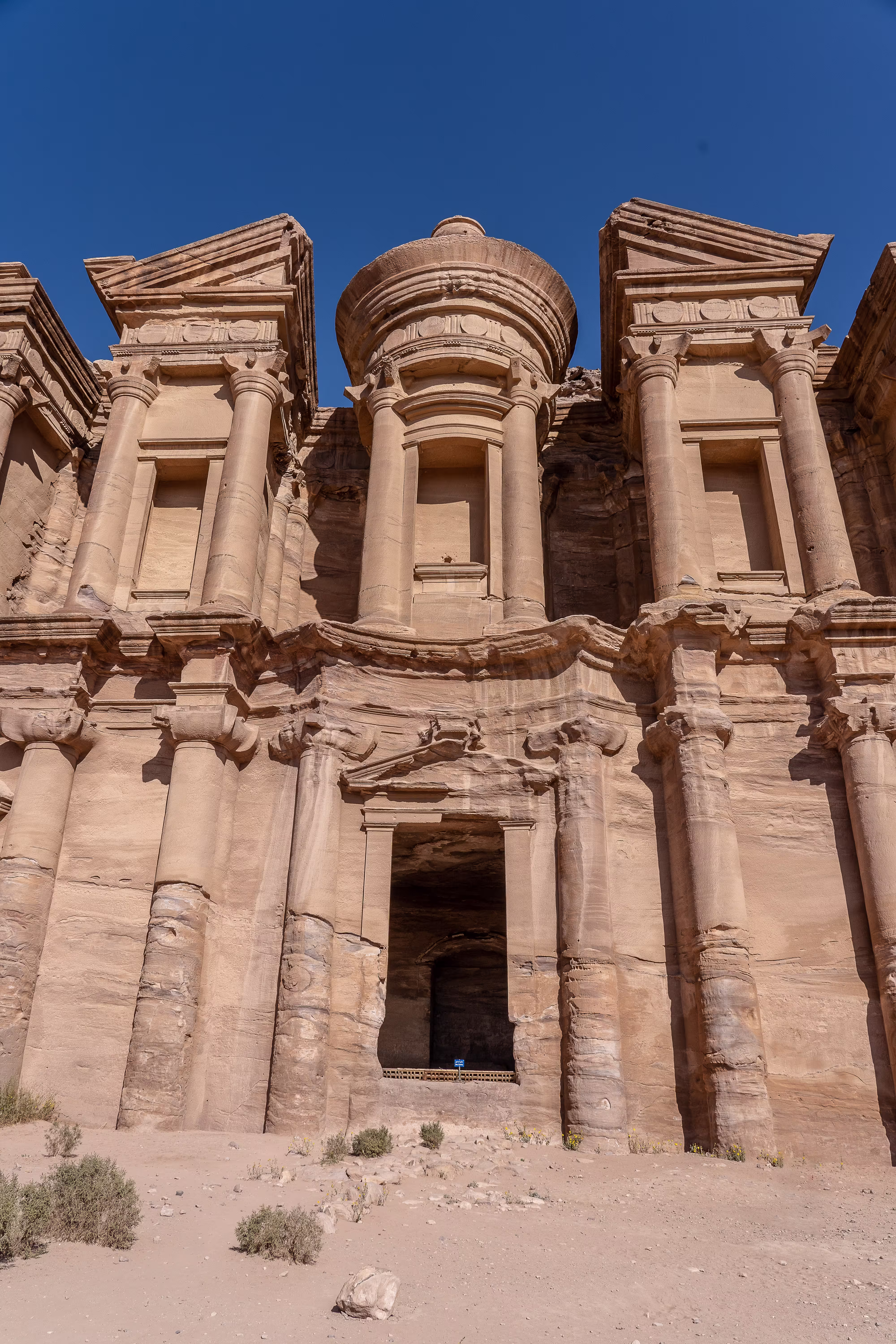 low-angle-shot-petra-uum-jordan-daytime