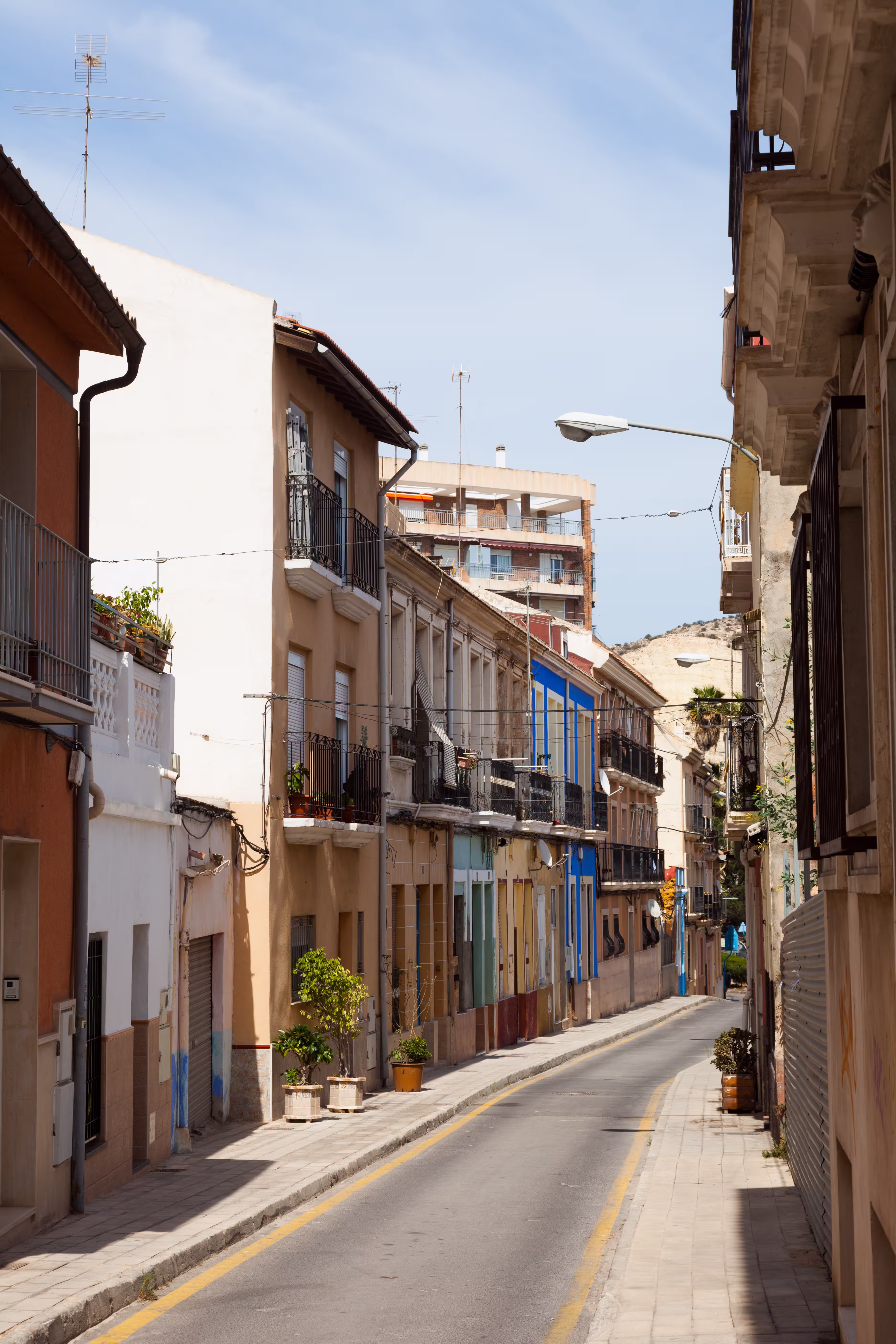 Old street in a Spanish-style city