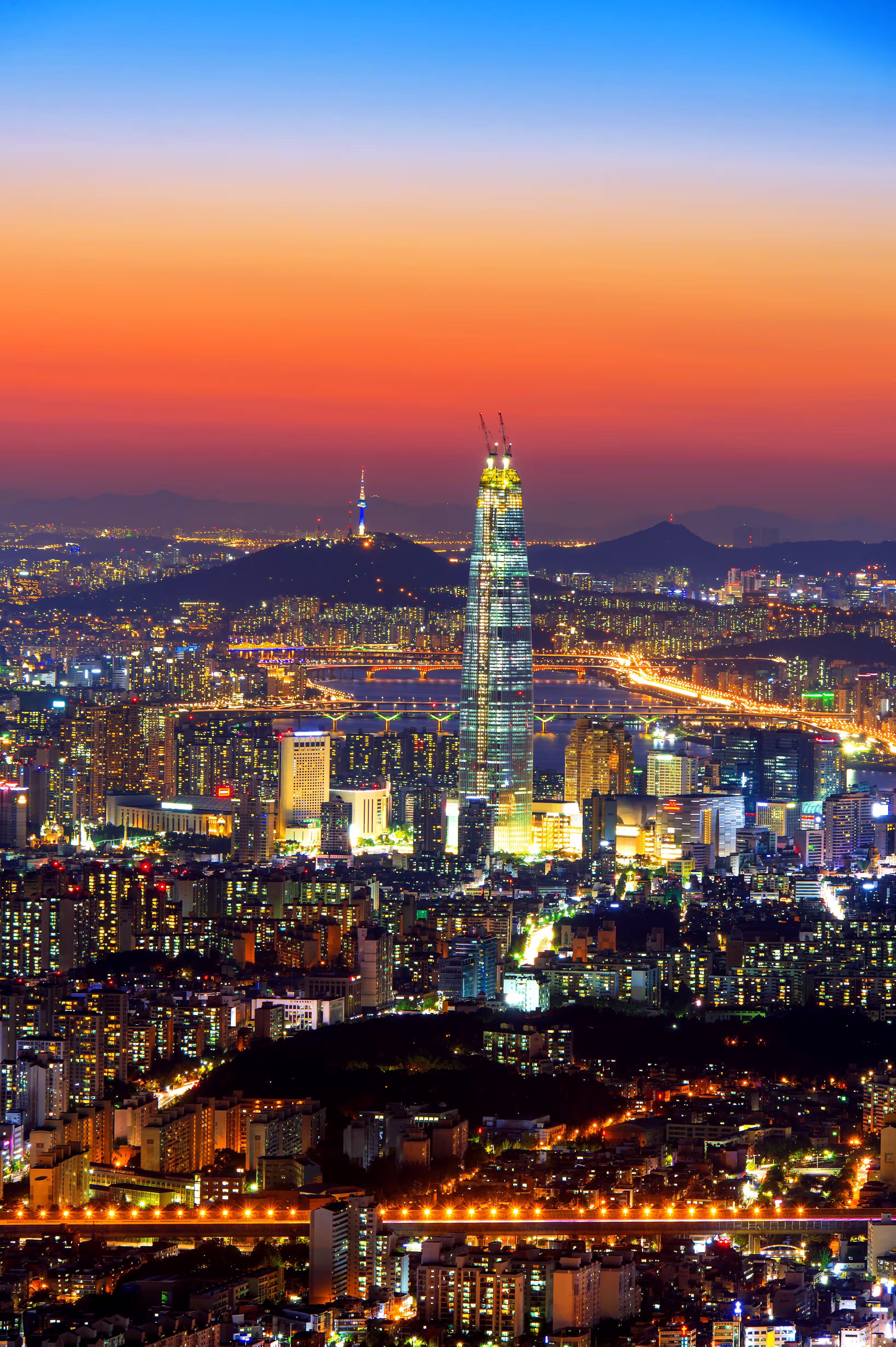 south korea skyline seoul best view south korea wi