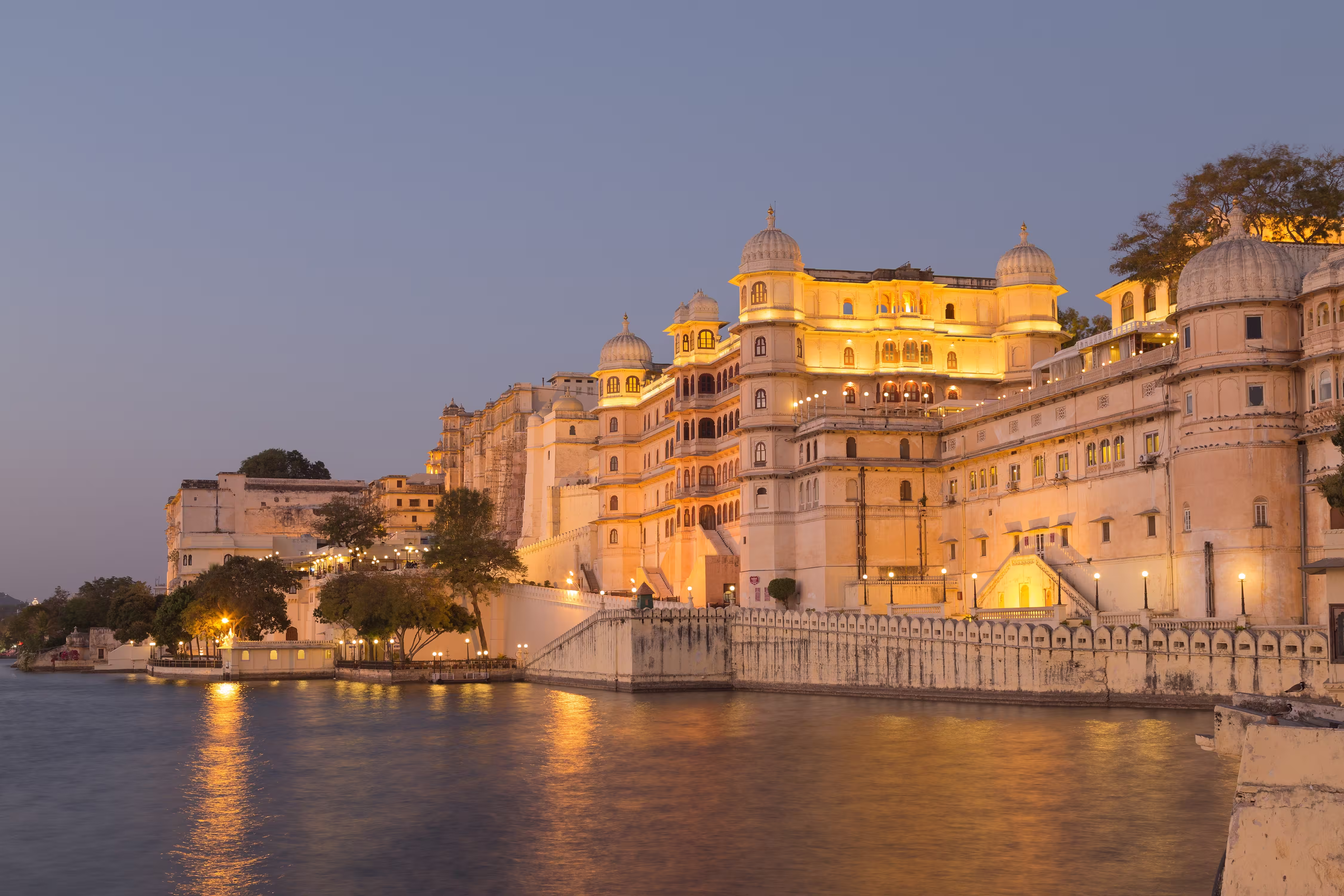Udaipur City Palace in Rajasthan, India